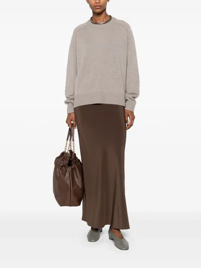 Soft Goat Cashmere Boyfriend Crewneck Jumper