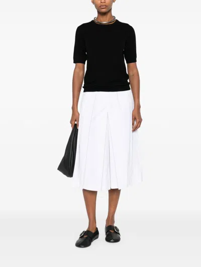 Soft Goat Cashmere Crewneck Top