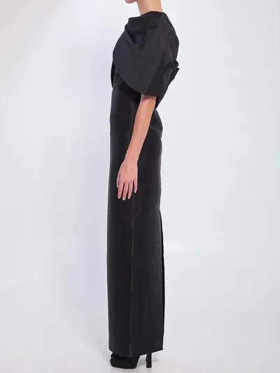 Solace London Davina Off-shoulder Maxi Dress In Black
