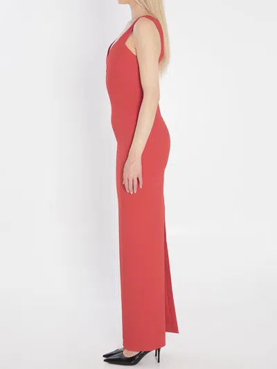 Solace London Nalani Maxi Dress In Orange
