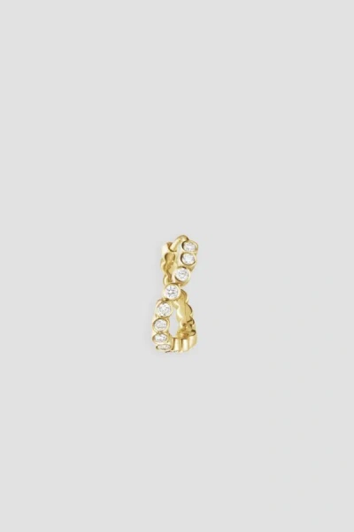 Sophie Bille Brahe 18k Recycled Yellow Gold Petit Courant Diamond Earring In Gold