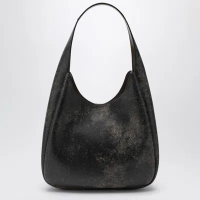 Stella Mccartney Large Hobo Bag With Aged Effect And Logo