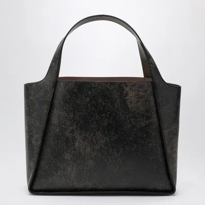 Stella Mccartney Large Stella Logo Bag With Aged Effect