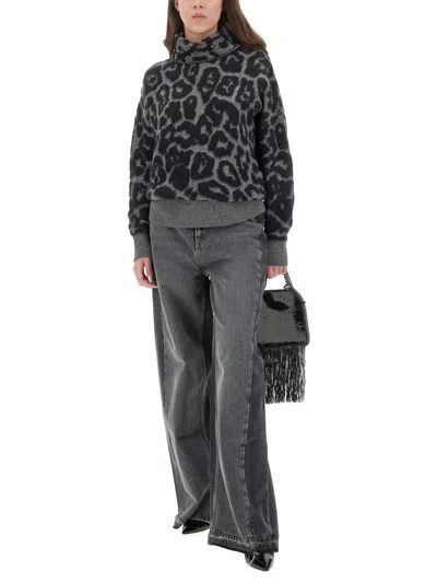 Stella Mccartney Wide Leg" Jeans In Black