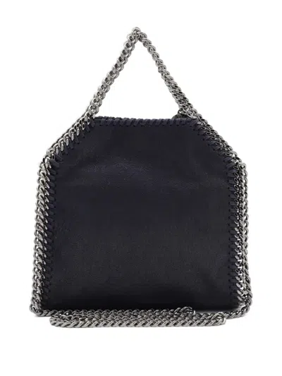 Stella Mccartney Tote Bag Micro Falabella Midnight Blue In Black