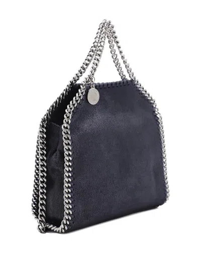Stella Mccartney Tote Bag Micro Falabella Midnight Blue In Black