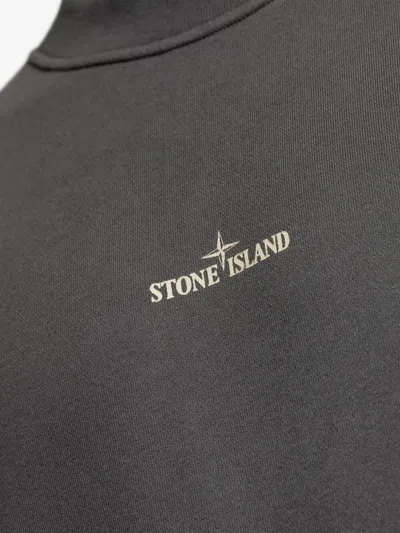 Stone Island Sweatshirt With Industrial Flow Print