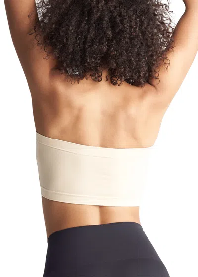 Yummie Bandeau Bra W/ Removable Pads In Brown