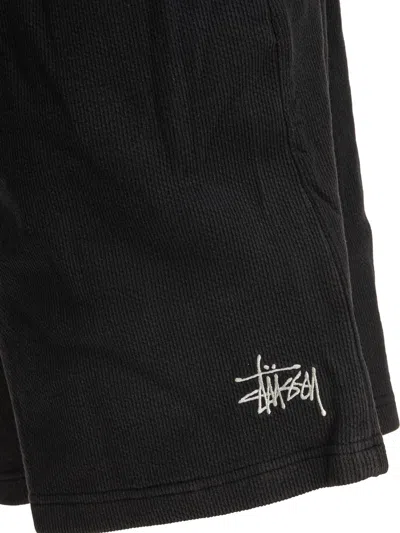Stussy Heavy Jersey Short In Black
