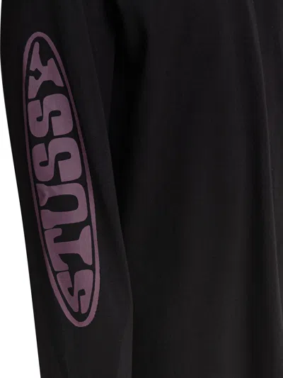 Stussy Long Haul Ls Tee In Black