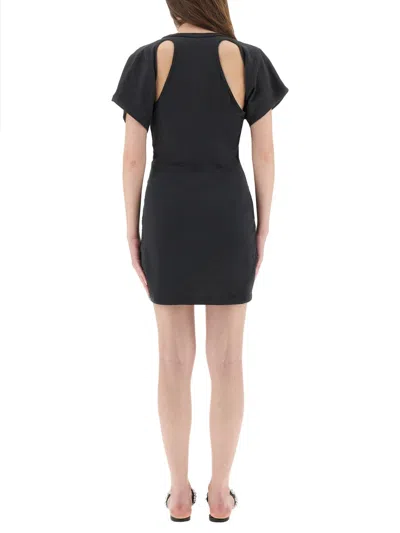 Alexander Wang T T By Alexander Wang Black Organic Cotton Dresses