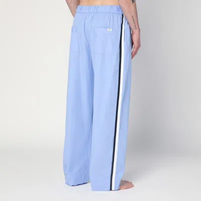 Tekla Pyjama Pants Back Pockets In Blue