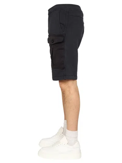 Ten C Pocket Bermuda Shorts In Black