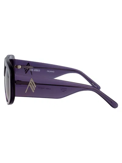 Attico Milano Sunglasses In Purple