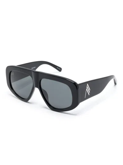 Attico Oversize Rectangular Sunglasses Thick Arms