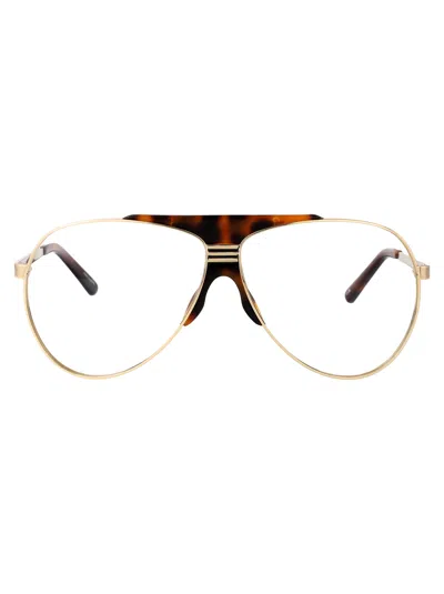 Attico The  Yellow Gold/ T-shell/ Optical Stainless Steel Glasses