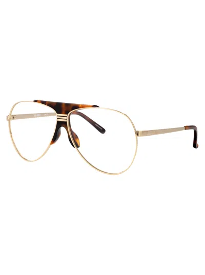Attico The  Yellow Gold/ T-shell/ Optical Stainless Steel Glasses