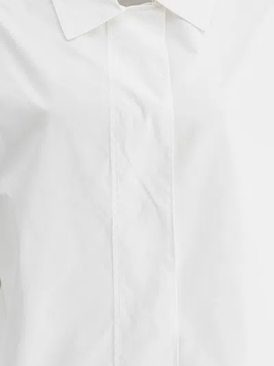 Theloom Classic Cotton Shirt With Relaxed Fit In White