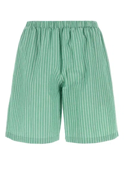 The Row Bermuda Zindel In Cotone Ricamato  Uomo