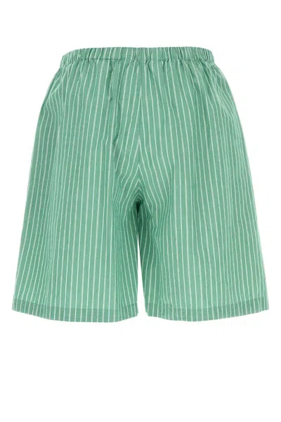 The Row Bermuda Zindel In Cotone Ricamato  Uomo