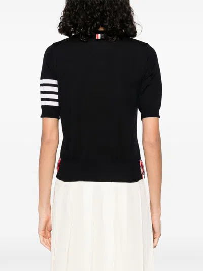 Thom Browne Stripes Fine-knit T-shirt