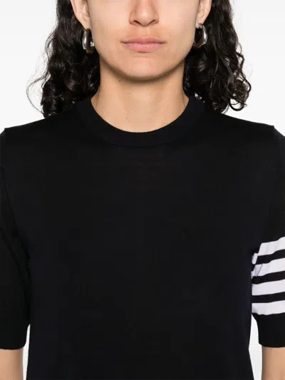 Thom Browne Stripes Fine-knit T-shirt