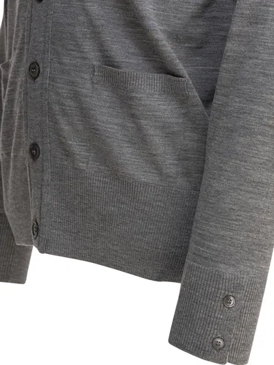 Thom Browne Classic V-neck Cardigan In Fine Merino Wool