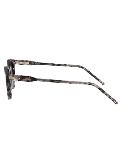 Thom Browne Grey Tortoise Acetate Sunglasses In Gray