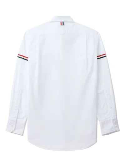 Thom Browne Rwb Cotton Shirt In White
