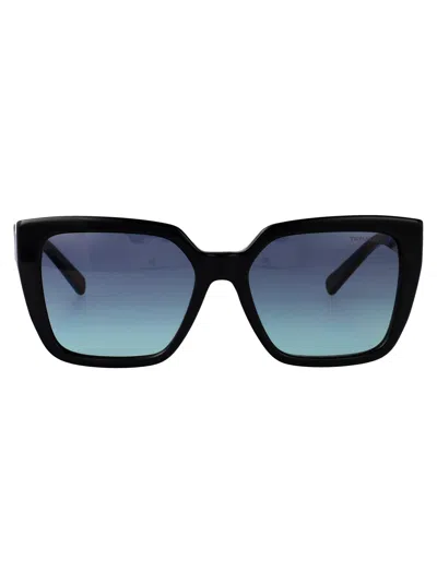 Tiffany & Co . 55mm Gradient Square Sunglasses In Black