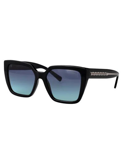 Tiffany & Co . 55mm Gradient Square Sunglasses In Black