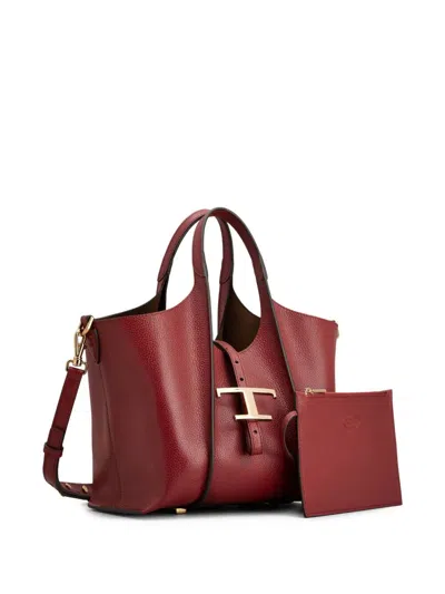 Tod's T Timeless Mini Leather Shopping Bag