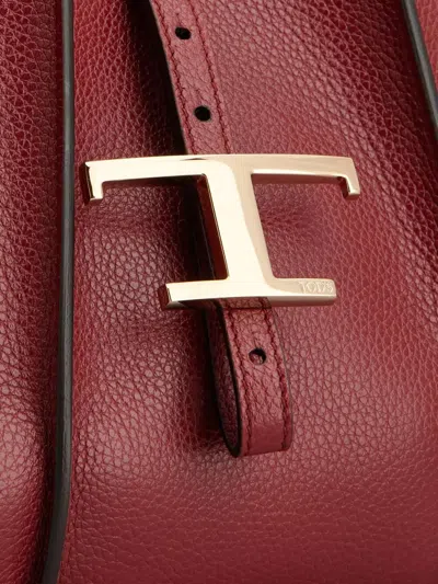 Tod's T Timeless Mini Leather Shopping Bag