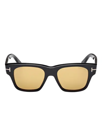 Tom Ford Square-frame Tinted Sunglasses In Black