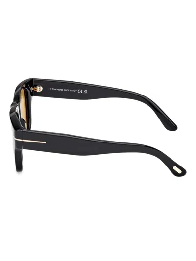 Tom Ford Square-frame Tinted Sunglasses In Black