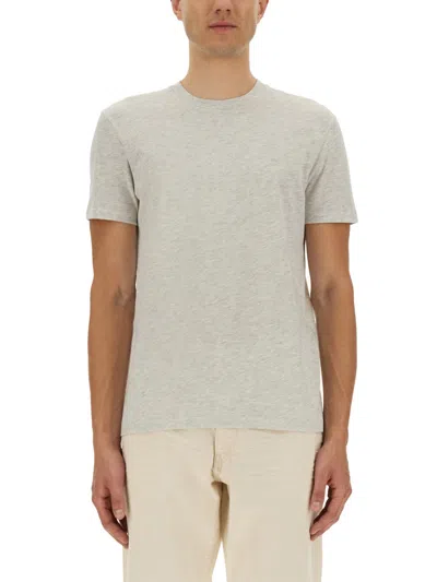 Tom Ford Short Sleeve Crew Neck T-shirt In Gray