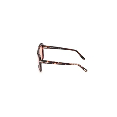 Tom Ford 55mm Butterfly Sunglasses In Brown