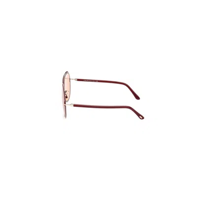 Tom Ford Rickie Twist Acetate Aviator Sunglasses In Pink