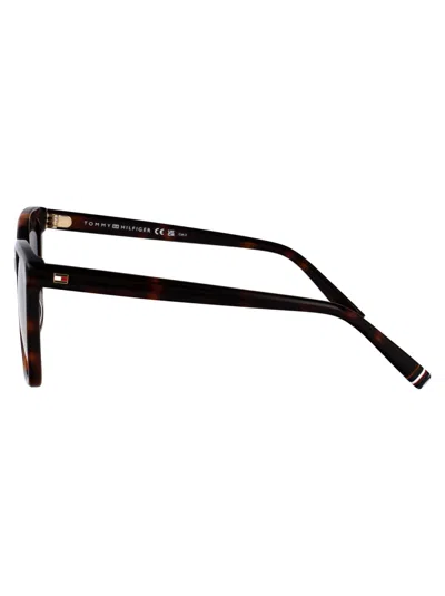 Tommy Hilfiger Havana Acetate Sunglasses