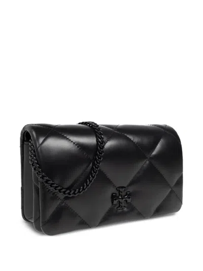 Tory Burch Quilted Shoulder Bags With Detachable Chain-link Strap In Black