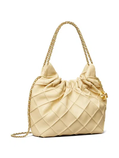 Tory Burch Fleming Mini Leather Hobo Bag