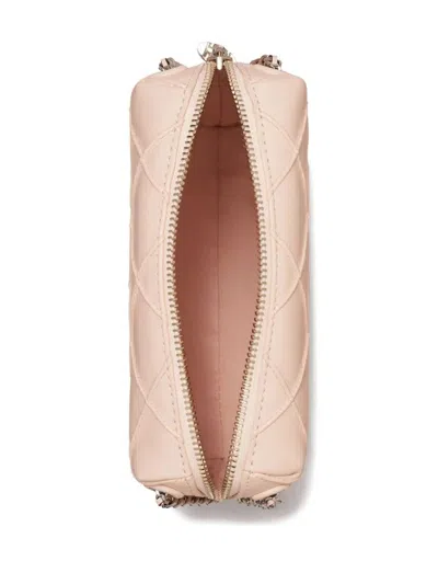 Tory Burch Fleming Leather Crossbody Bag In Pink