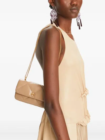 Tory Burch Kira Diamond Mini Leather Shoulder Bag