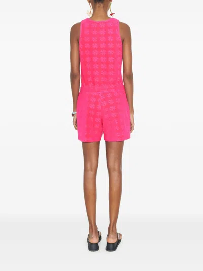 Tory Burch Logo Cotton Shorts