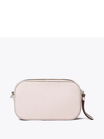 Tory Burch Miller Patent Border Mini Crossbody Bag Pale Pink In Pink