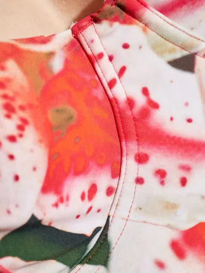 Tory Burch Floral Print One Piece Swimsuit