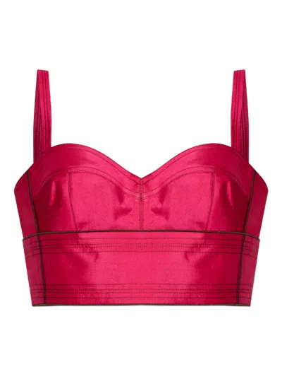 Tory Burch Silk Bra Top