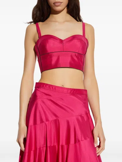 Tory Burch Silk Bra Top