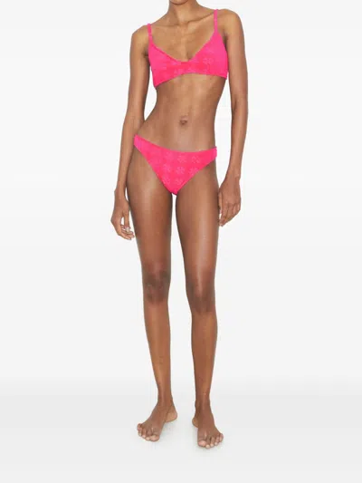 Tory Burch Adjustable V-neckline Textured Fabric Two-piece Set
