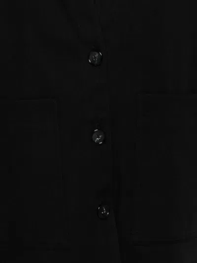 Totême Toteme Oversized Cotton Cardigan Clothing In Black